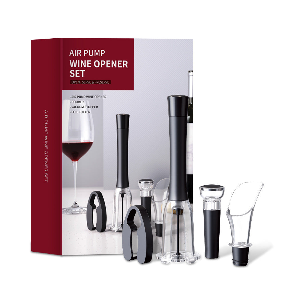 Electric Wine Opener Set – Cordless Corkscrew with Foil Cutter & Charger