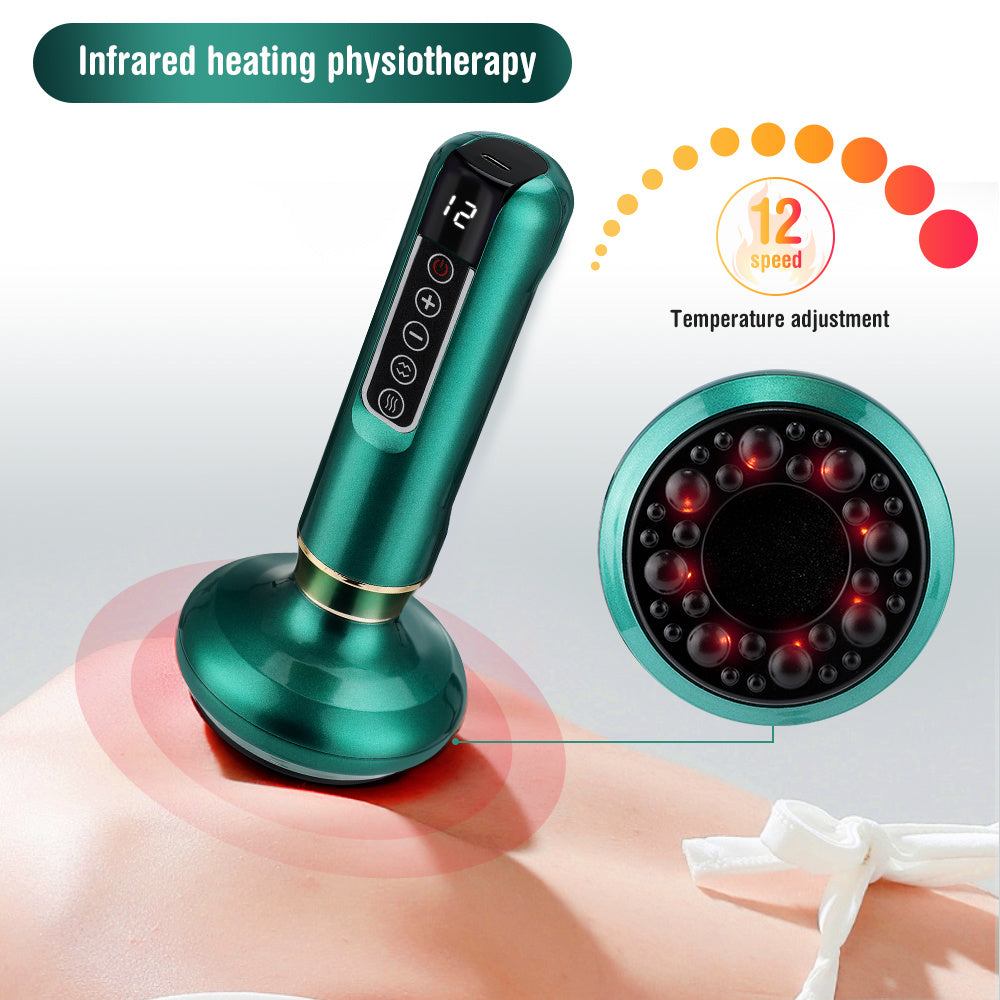 Electric Vacuum Cupping Massager – Anti-Cellulite Body Suction Cup with Gua Sha Function for Fat Burning & Slimming Therapy