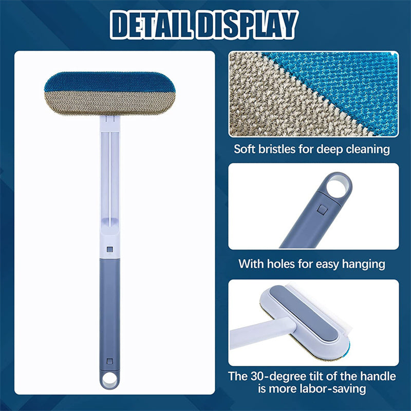 4-in-1 Pet Hair Remover Brush – Dog & Cat Hair Cleaner, Window Screen Cleaning Tool & Multi-Surface Brush