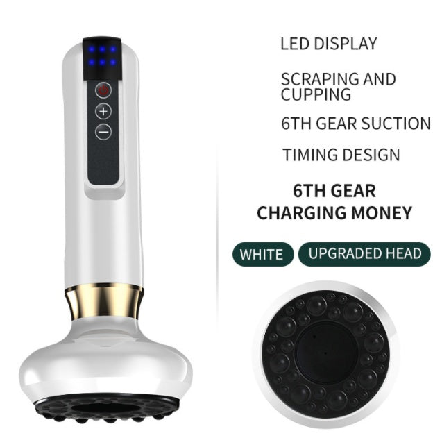 Electric Vacuum Cupping Massager – Anti-Cellulite Body Suction Cup with Gua Sha Function for Fat Burning & Slimming Therapy