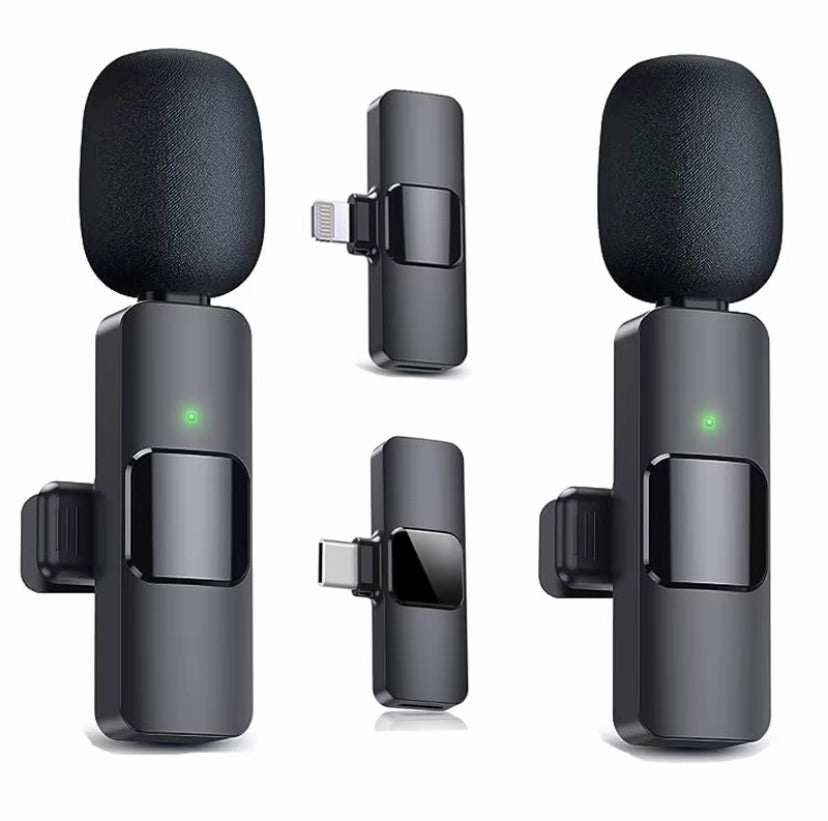 Wireless Lavalier Microphone Type-C – Noise-Canceling USB-C Mic for Android, YouTube, Vlogging & Live Streaming