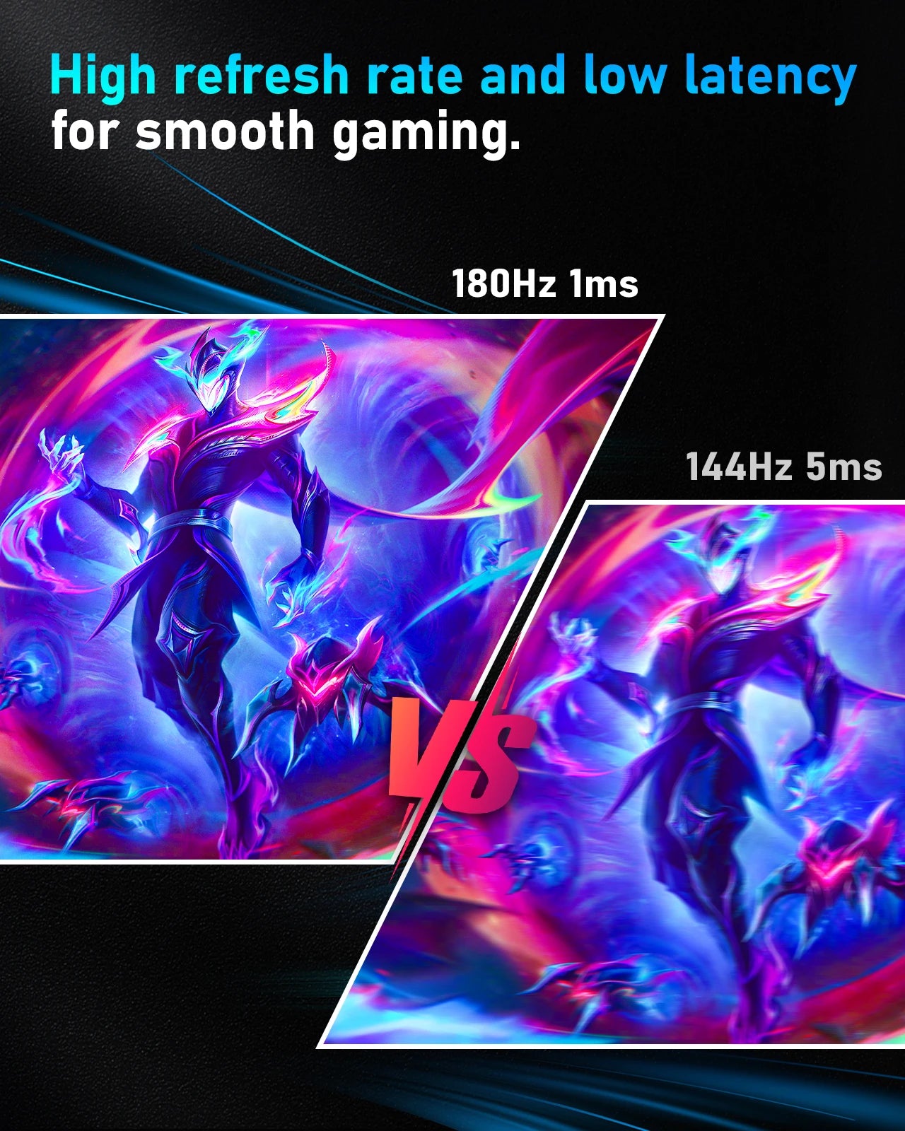24Inch 180Hz Gaming Monitor 1K FHD Computer Display 1ms Response Time