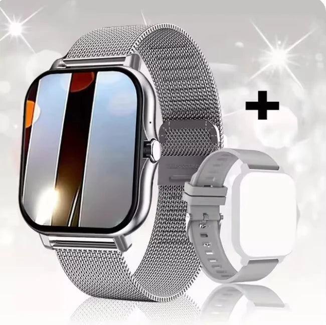 Bluetooth Smartwatch for Men & Women – Blood Pressure, Oxygen Tracker & More