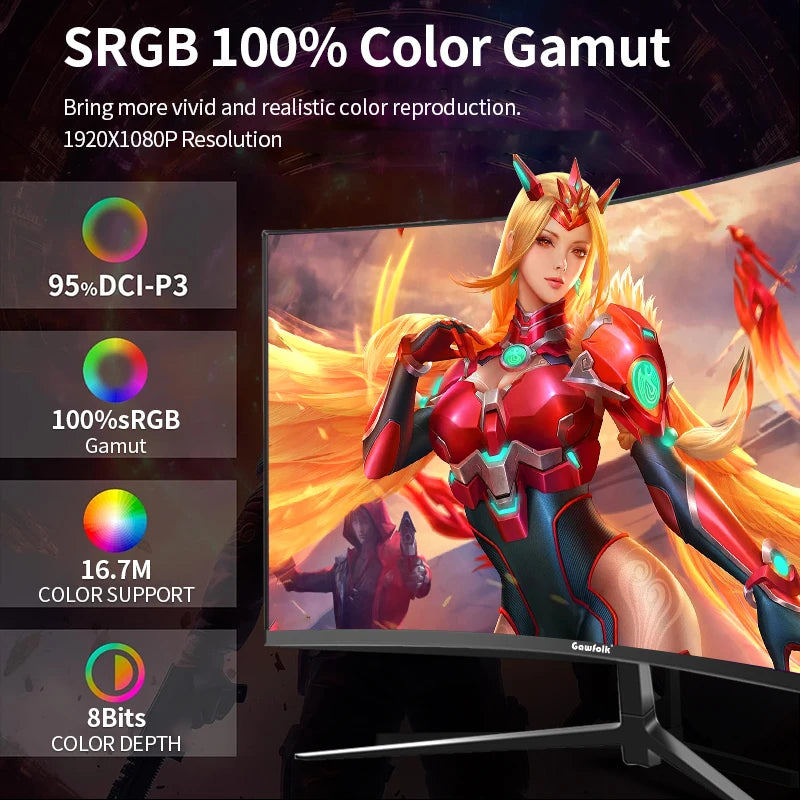 27 inch Curved Monitor 100Hz