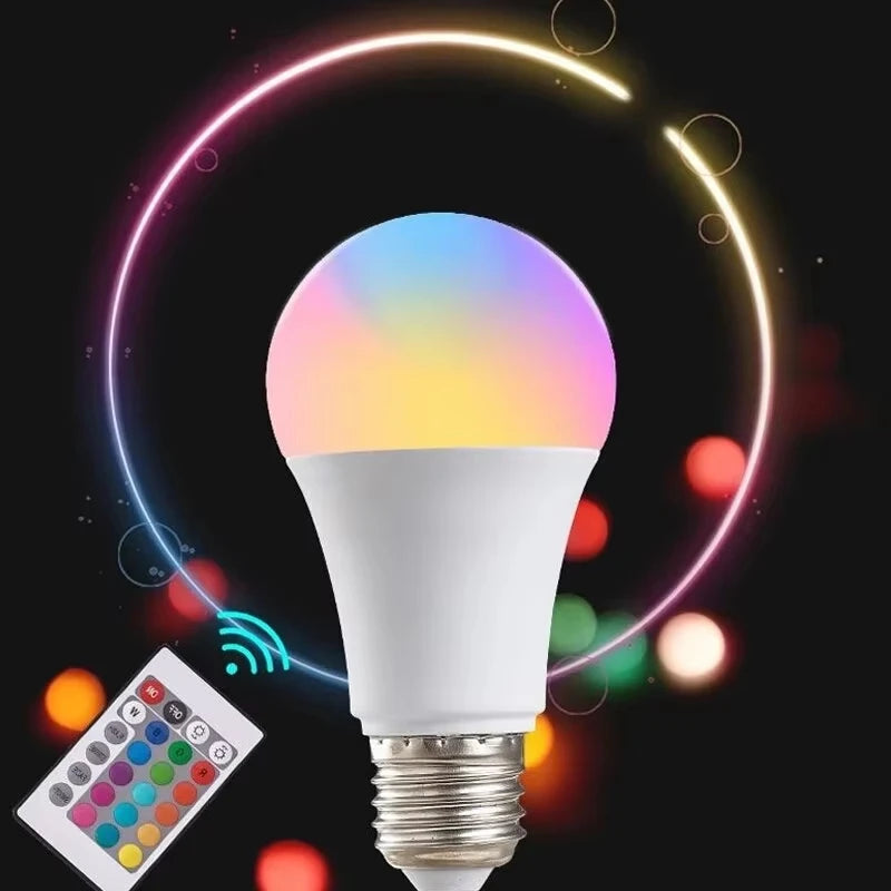 Remote Control Smart 16 Colors RGB Bulb Dimmable