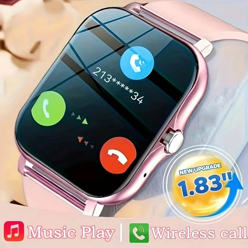 Bluetooth Smartwatch for Men & Women – Blood Pressure, Oxygen Tracker & More