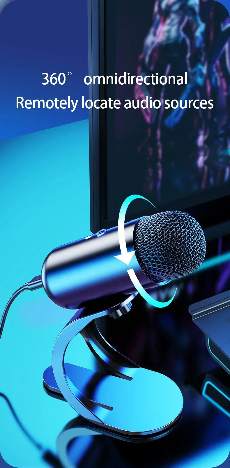 Professional USB Condenser Conference Microphone