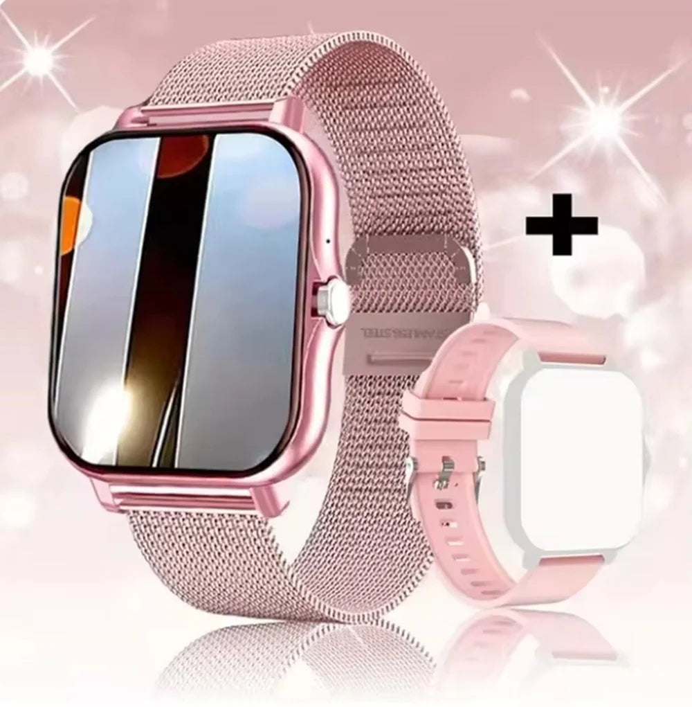 Bluetooth Smartwatch for Men & Women – Blood Pressure, Oxygen Tracker & More