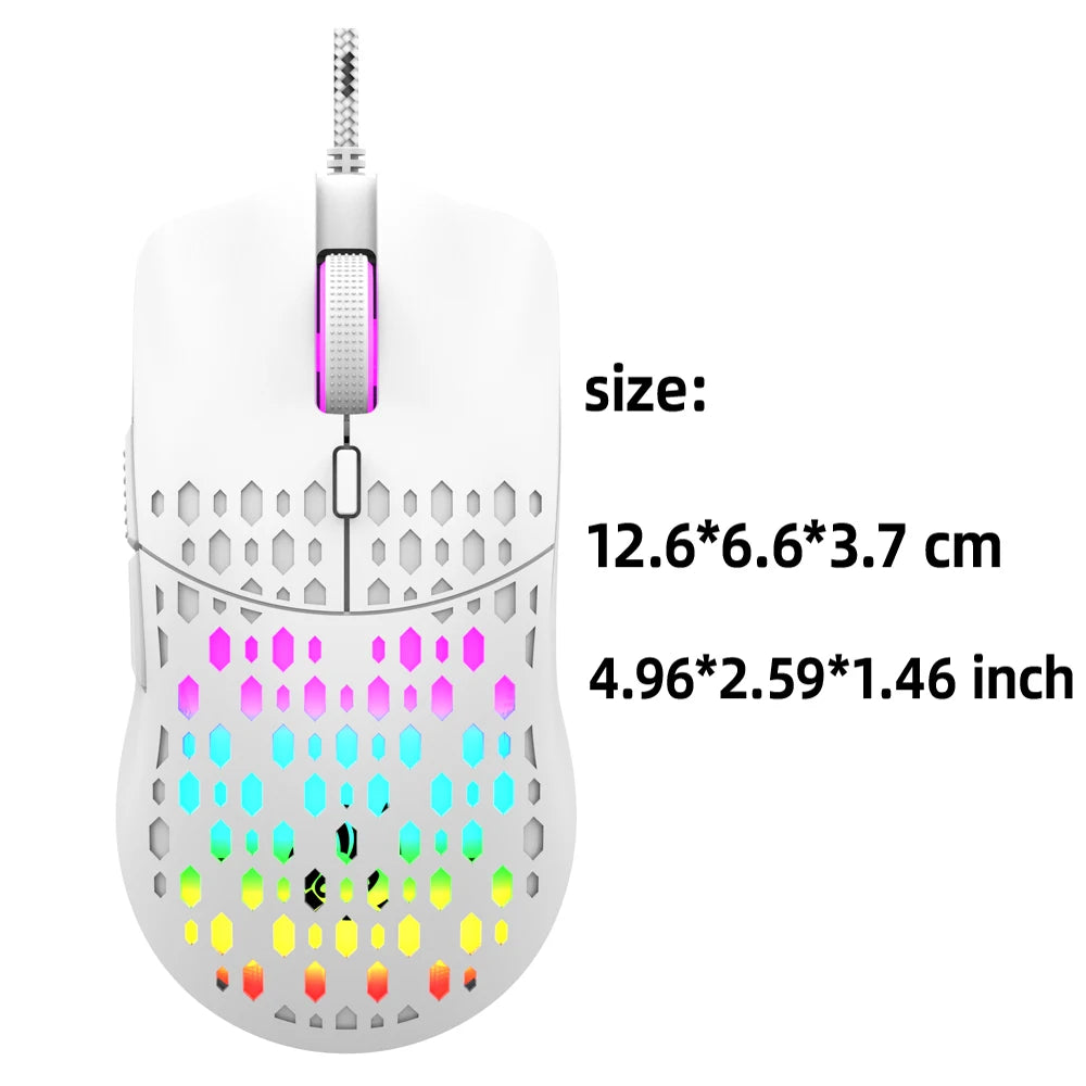 Wired RGB Gaming Mouse and Office For Microsoft Windows and Apple IOS System
