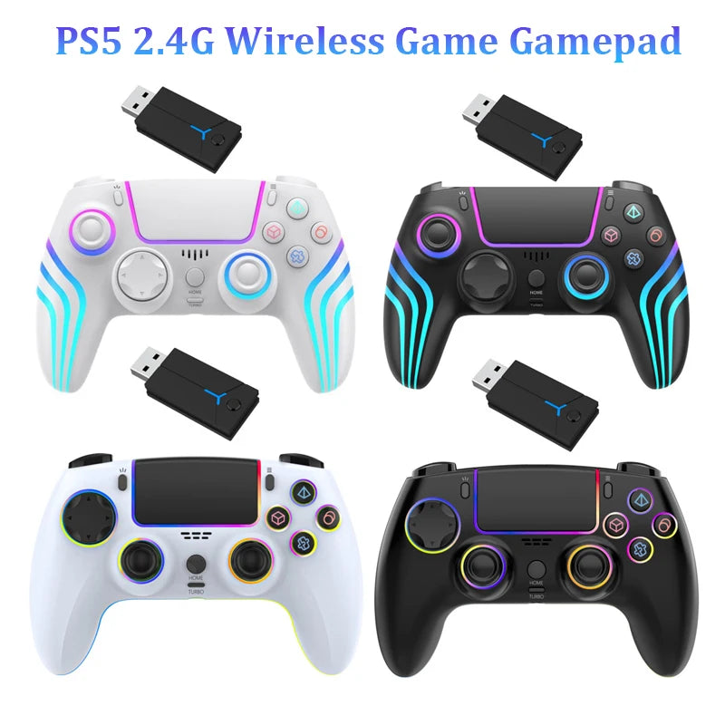 Wireless Game Controller For PlayStation 5 Gamepad With Dual Vibration RGB Light Joystick for PS5/PS5 Slim/PS5 Pro Accessories