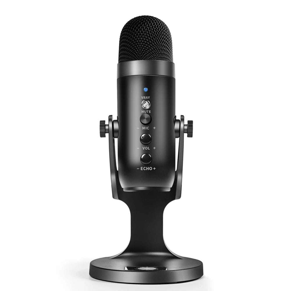 Professional USB Condenser Microphone Studio Recording Mic for PC Computer Gaming Streaming Podcasting