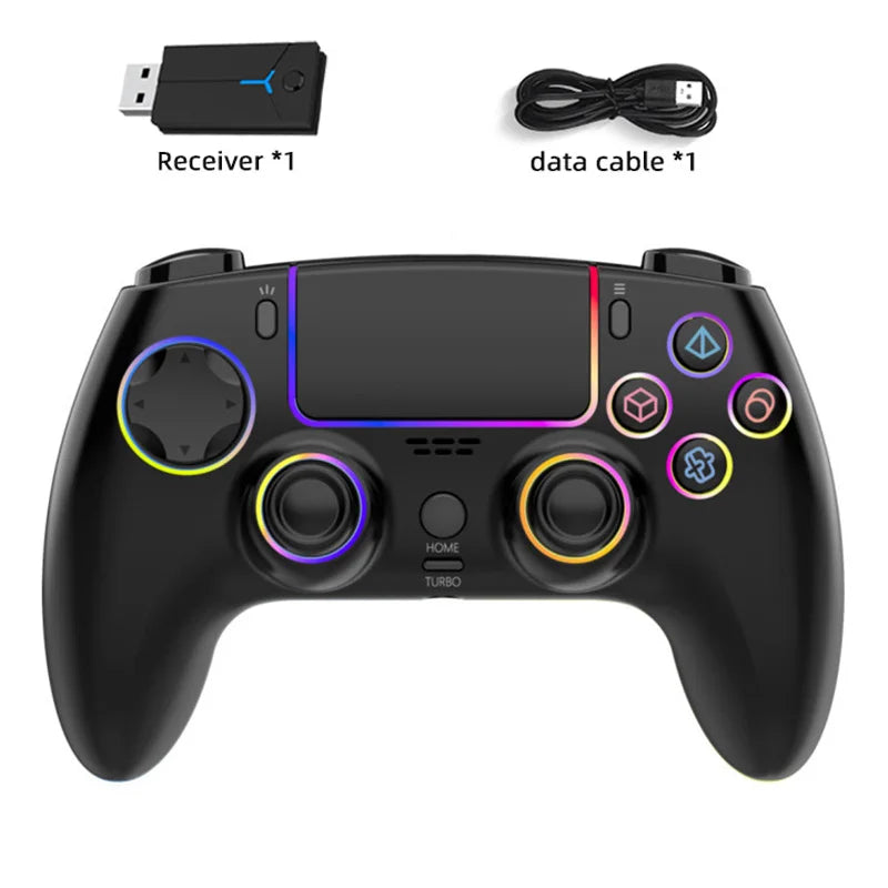 Wireless Game Controller For PlayStation 5 Gamepad With Dual Vibration RGB Light Joystick for PS5/PS5 Slim/PS5 Pro Accessories