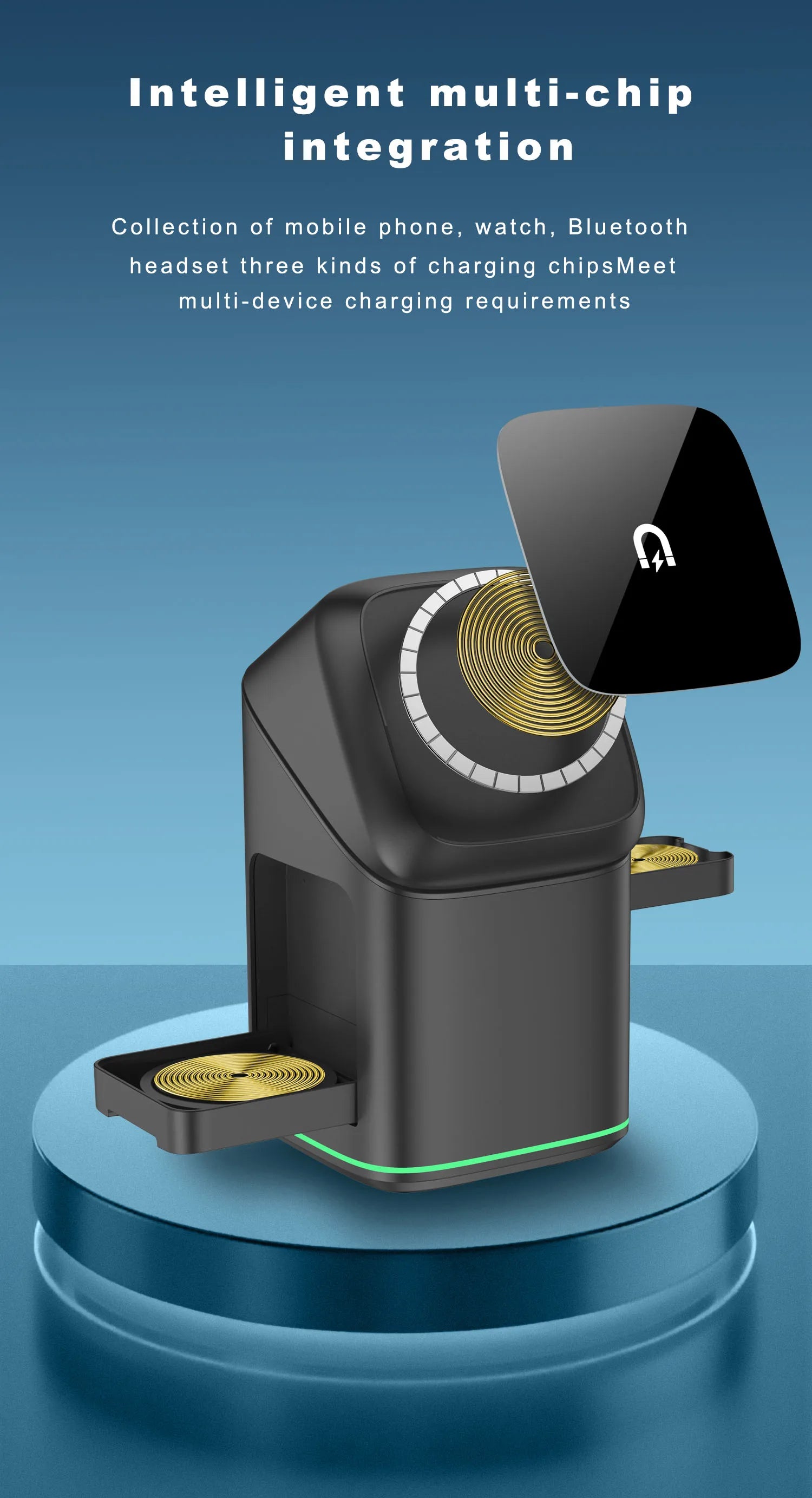 3 in 1 Charging Station iPhone Mag-Safe Charger