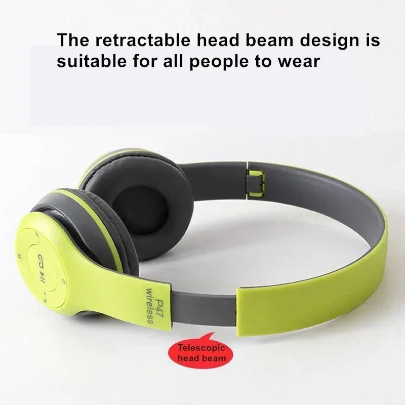 Bluetooth 5.0 Wireless Headphones with Foldable Design