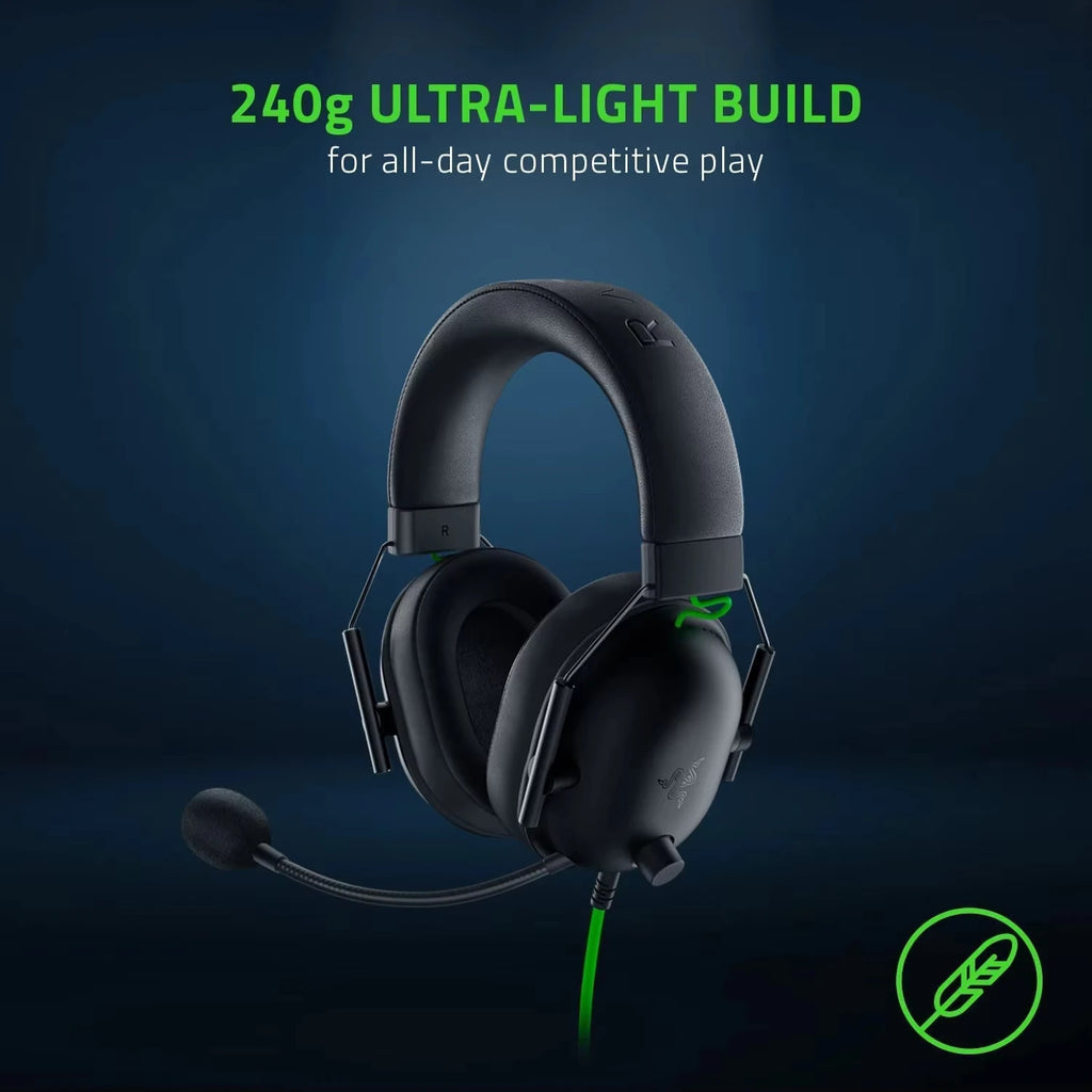 Razer BlackShark V2 X Wired Esports Gaming Headset – 7.1 Surround Sound, HyperClear Cardioid Mic, Advanced Passive Noise Cancellation