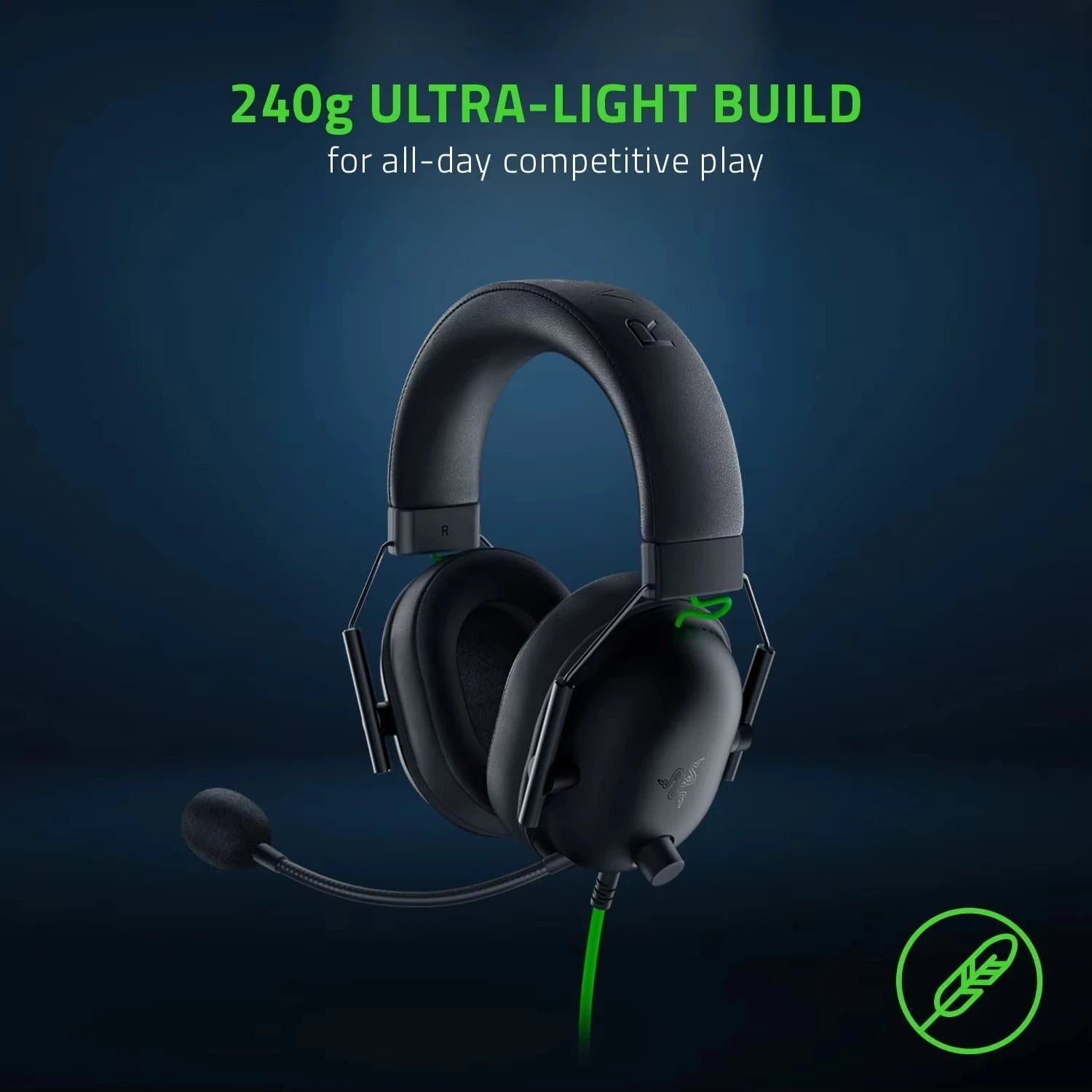 Razer BlackShark V2 X Wired Esports Gaming Headset – 7.1 Surround Sound, HyperClear Cardioid Mic, Advanced Passive Noise Cancellation