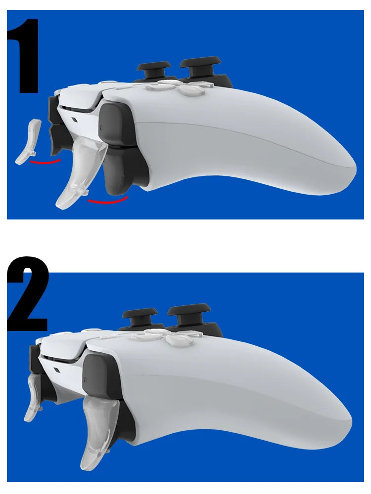 PS5 Trigger Extenders + D - pad Key Caps for a Smoother Gaming Experience