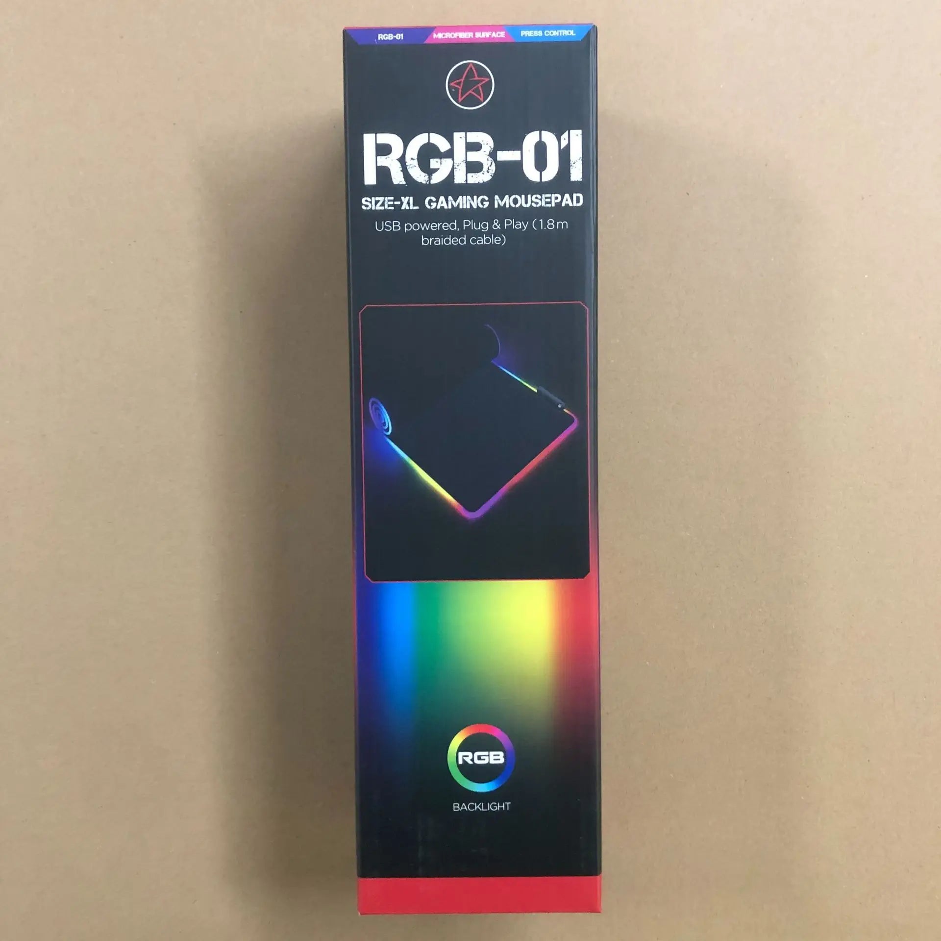 RGB Glow Gaming Desk Mat – Extra Large LED Mouse Pad with Keyboard Space & Anti-Slip Base for PC Gamers