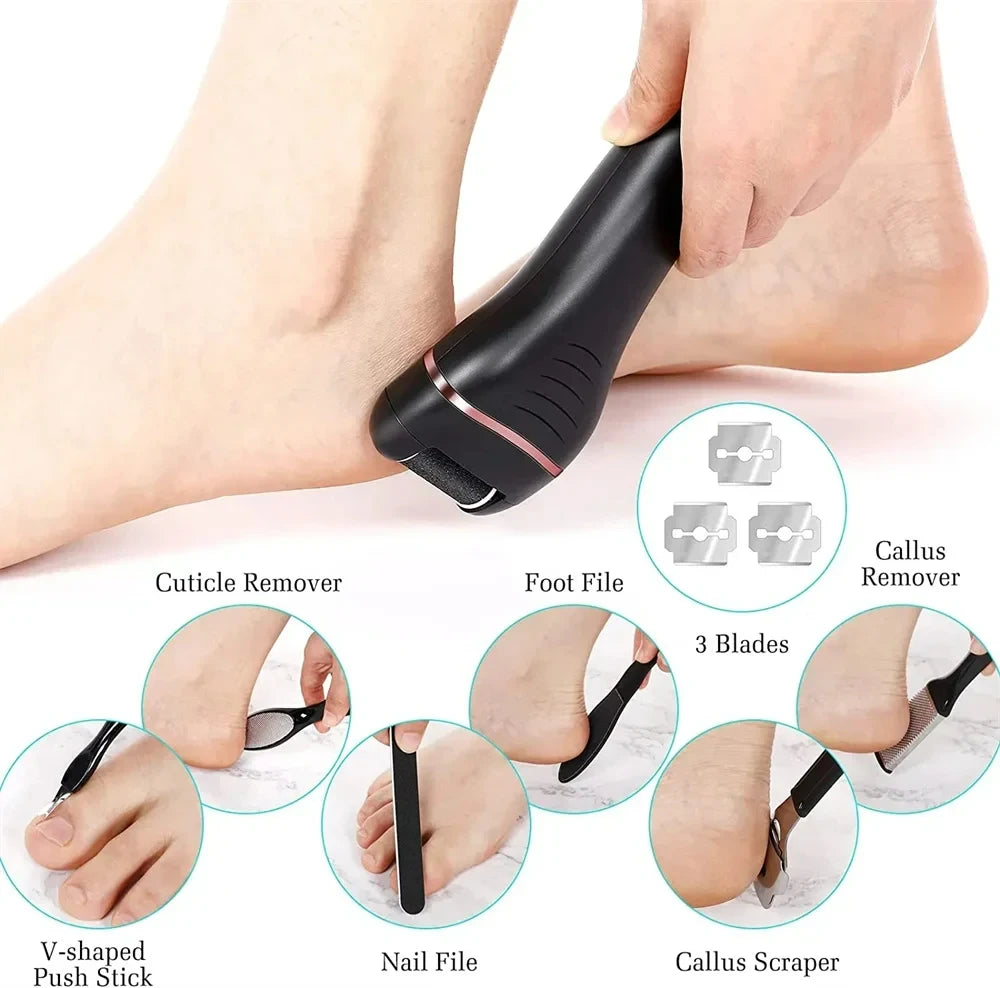 Electric Grinding Pedicure Tools For Dead Hard Skin & Callus Remover