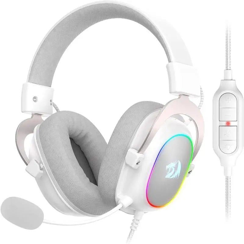 Redragon H510 Zeus-X RGB Wired Gaming Headset – 7.1 Surround Sound, Backlit RGB, Multi-Platform Compatibility