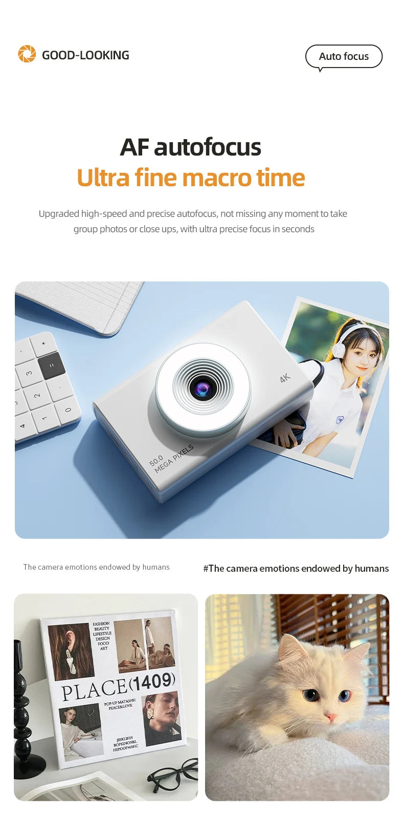 4K High-definition Digital Camera