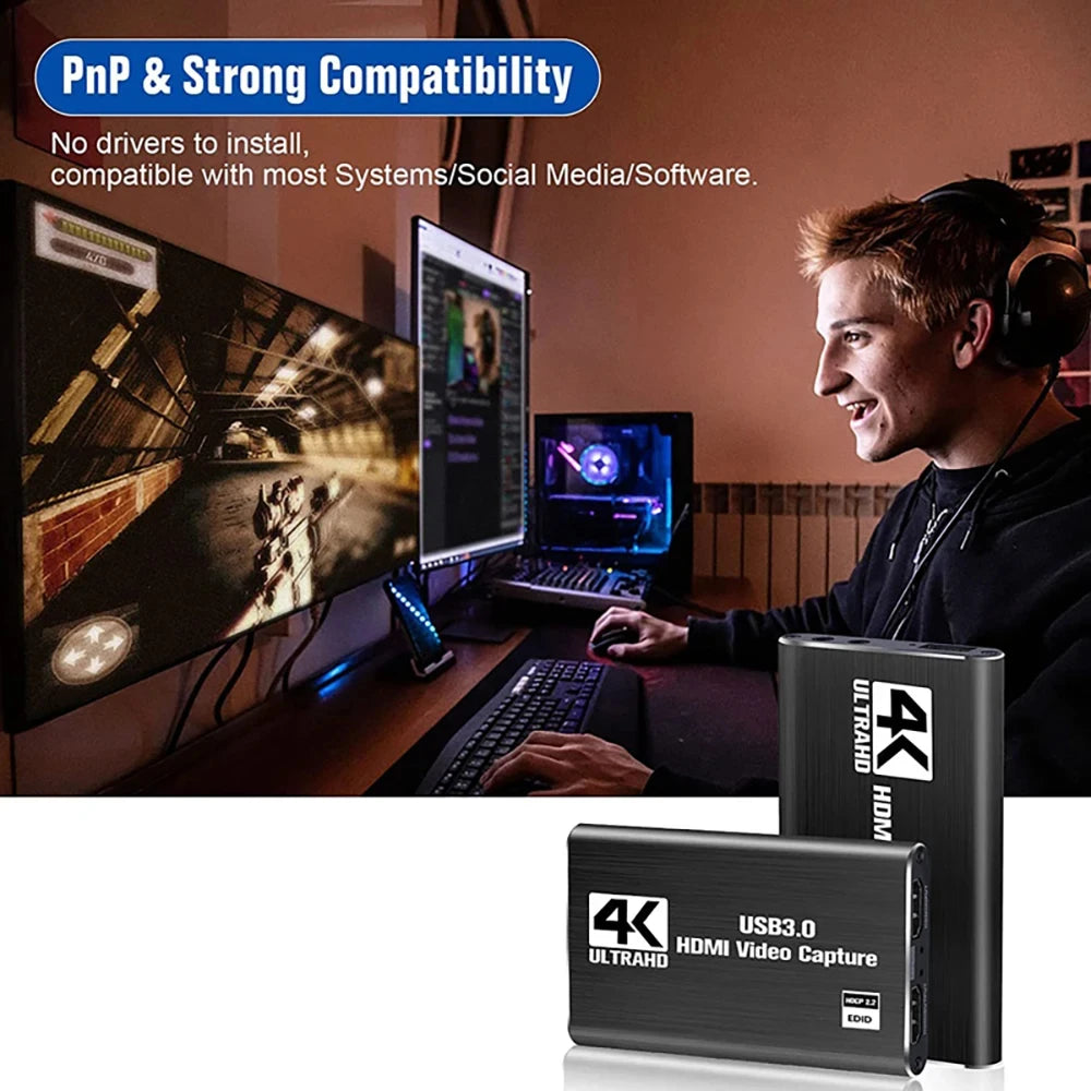 4k 1080p 60fps HD Video Capture Card