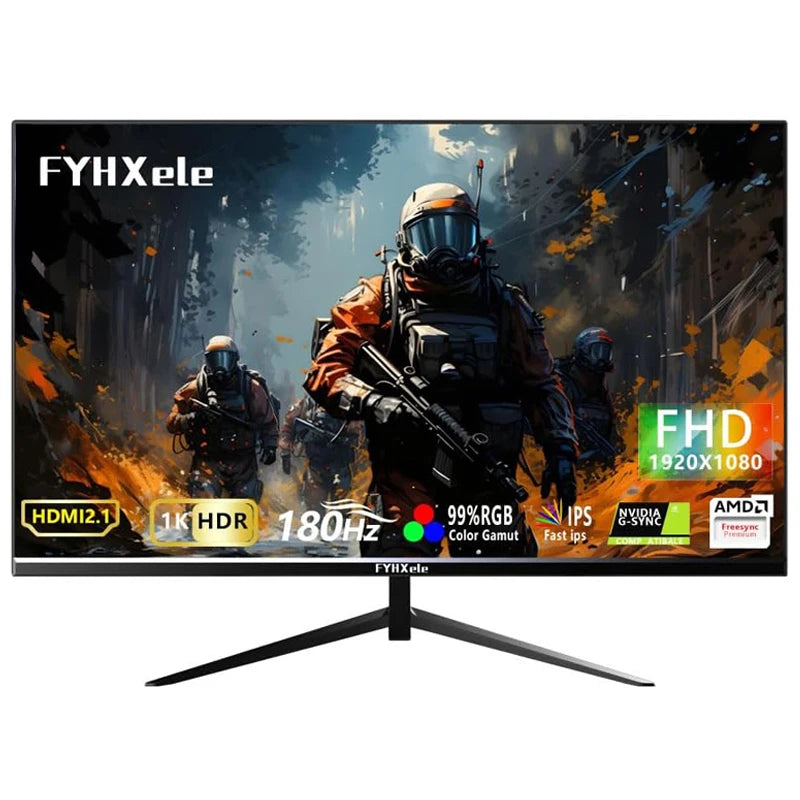 24Inch 180Hz Gaming Monitor 1K FHD Computer Display 1ms Response Time