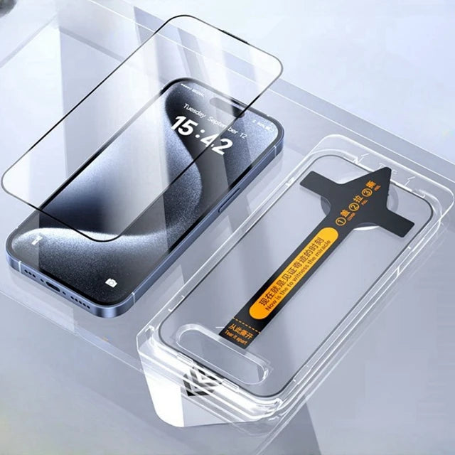 3Pcs Dust free Installation Tempered Glass