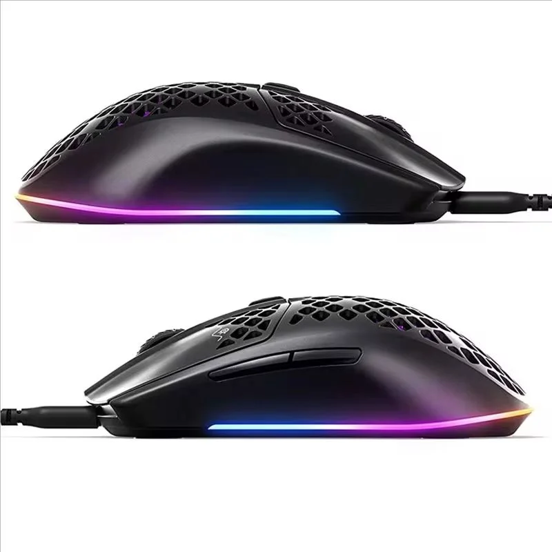 SteelSeries Aerox 3 - Super Light Gaming Mouse - 8,500 CPI TrueMove Core Optical Sensor - Ultra-lightweight Water Resistant Design - Universal USB-C connectivity