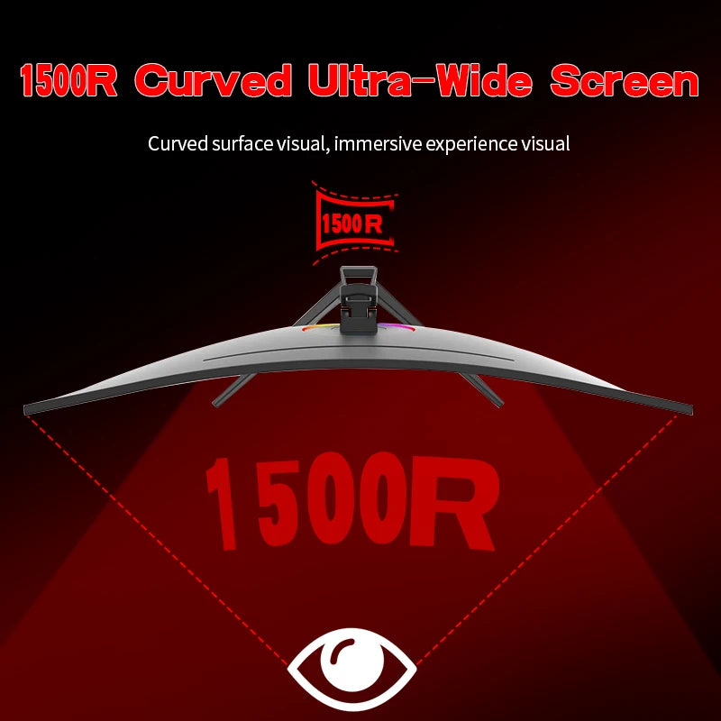34'' 144Hz Curved Gaming Monitor Bezel-less