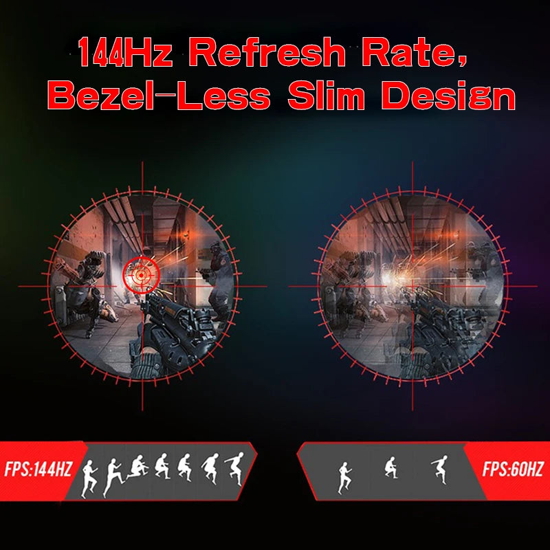34'' 144Hz Curved Gaming Monitor Bezel-less