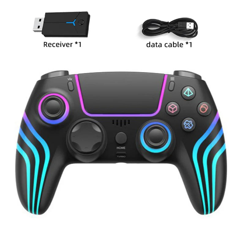 Wireless Game Controller For PlayStation 5 Gamepad With Dual Vibration RGB Light Joystick for PS5/PS5 Slim/PS5 Pro Accessories