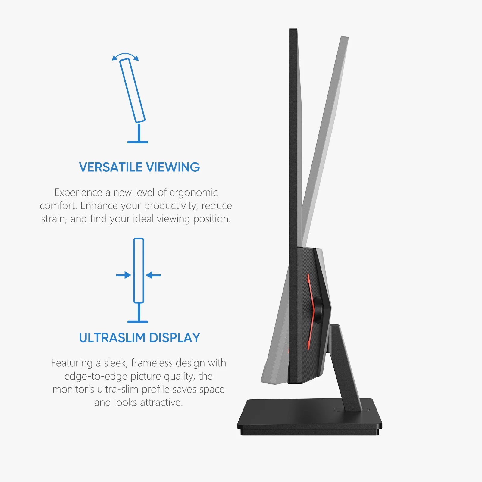 ARZOPA 27inch 180Hz 2K FastIPS QHD PC Monitor 1ms FreeSync Gaming Monitor
