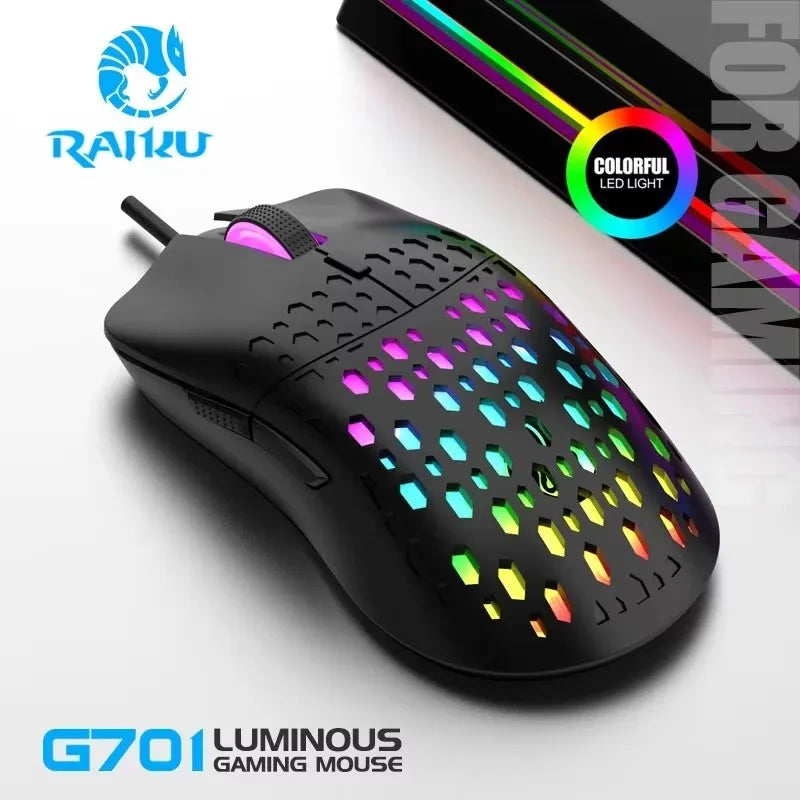 Wired RGB Gaming Mouse and Office For Microsoft Windows and Apple IOS System