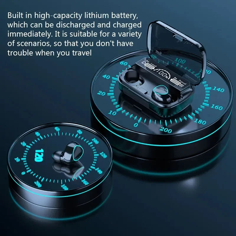 Wireless Bluetooth Headset with Charge Box