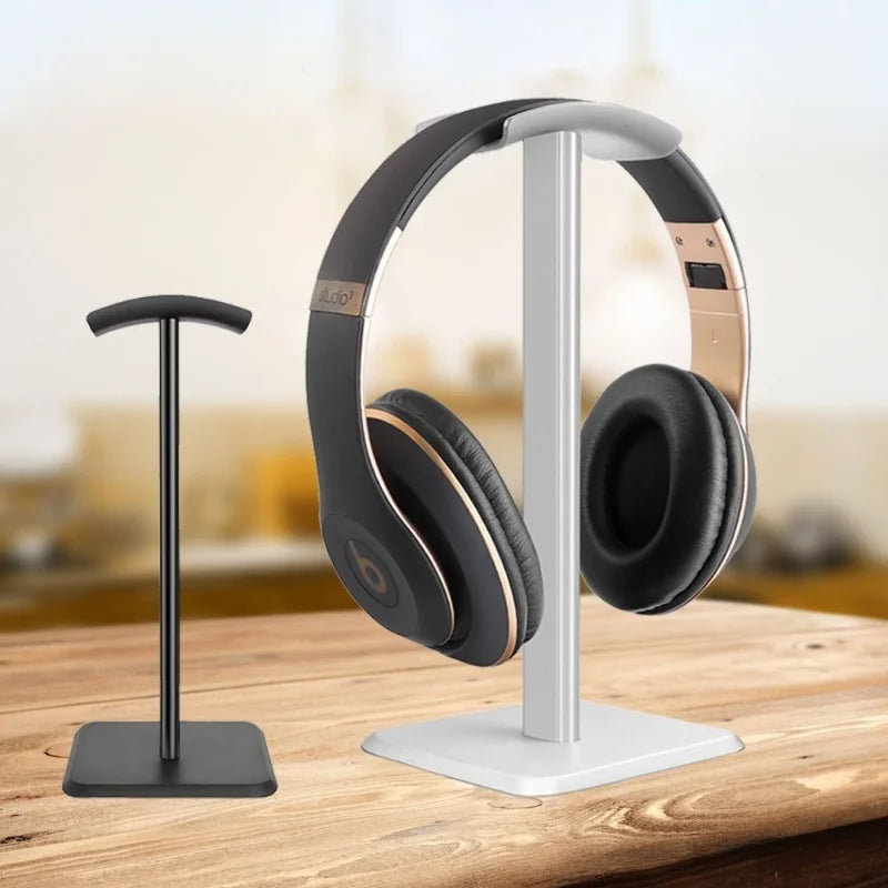 Universal Headphone Stand – Aluminum Alloy Headset Holder for Gaming Headphones & Desktop Earphones
