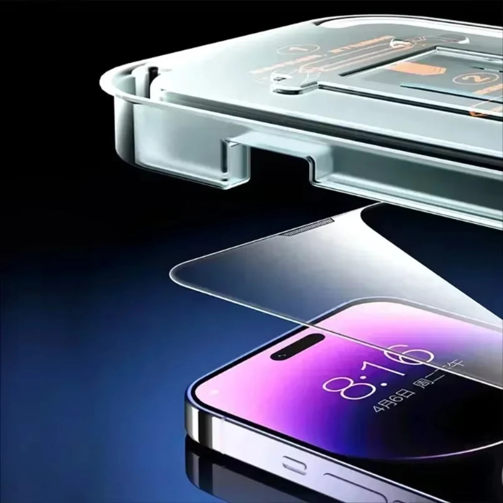 3Pcs Dust free Installation Tempered Glass