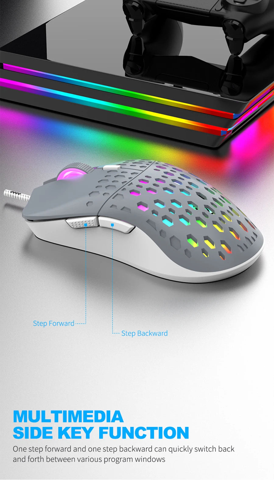 Wired RGB Gaming Mouse and Office For Microsoft Windows and Apple IOS System