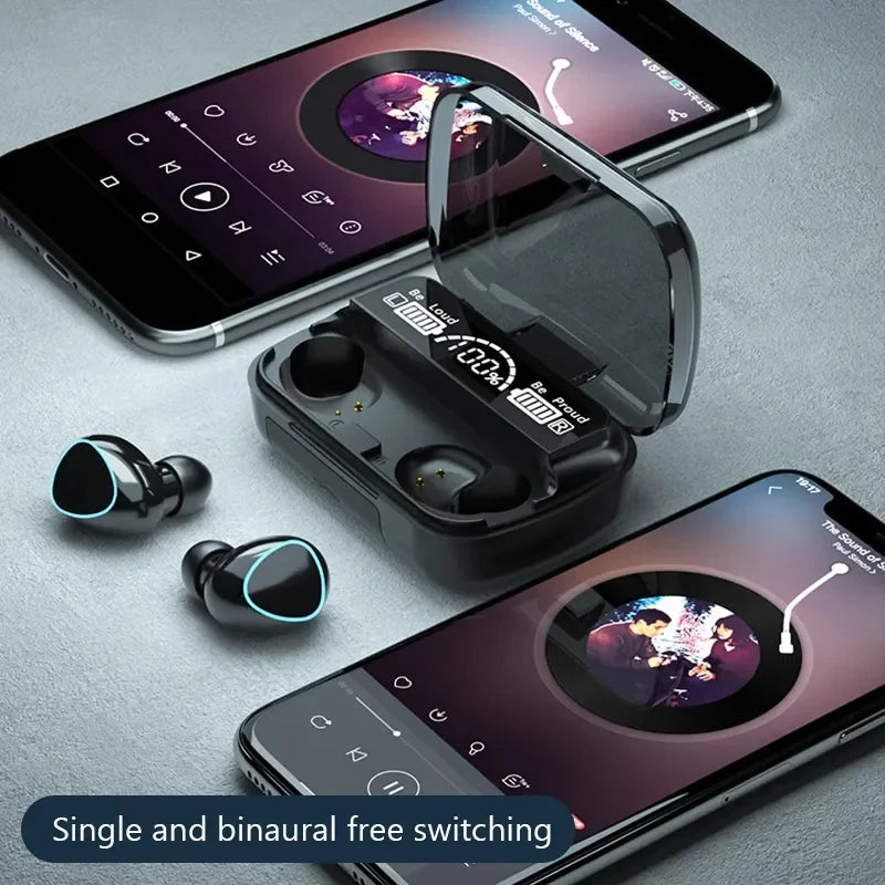Wireless Bluetooth Headset with Charge Box