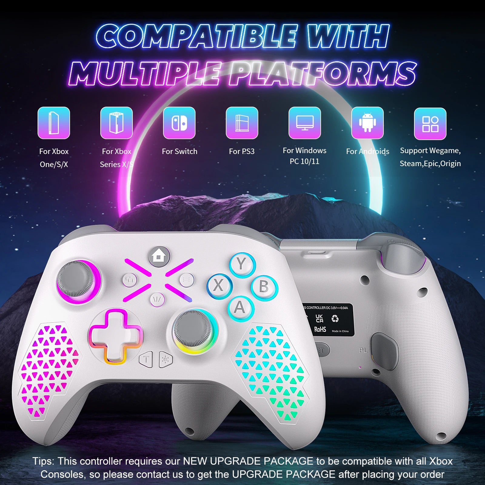 Wireless Gamepad For Xbox One, Xbox Series S, Xbox Series X  & PC