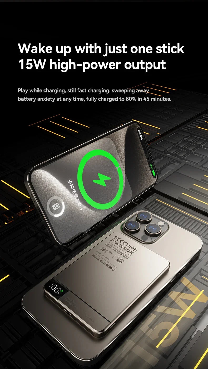 10000mAh Directional Fast Charge 22.5W Power Bank External Battery