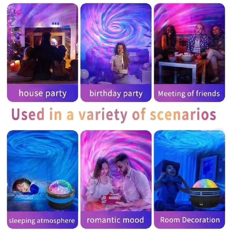 Galaxy Projector Light LED Star Night Lamp with Remote Control