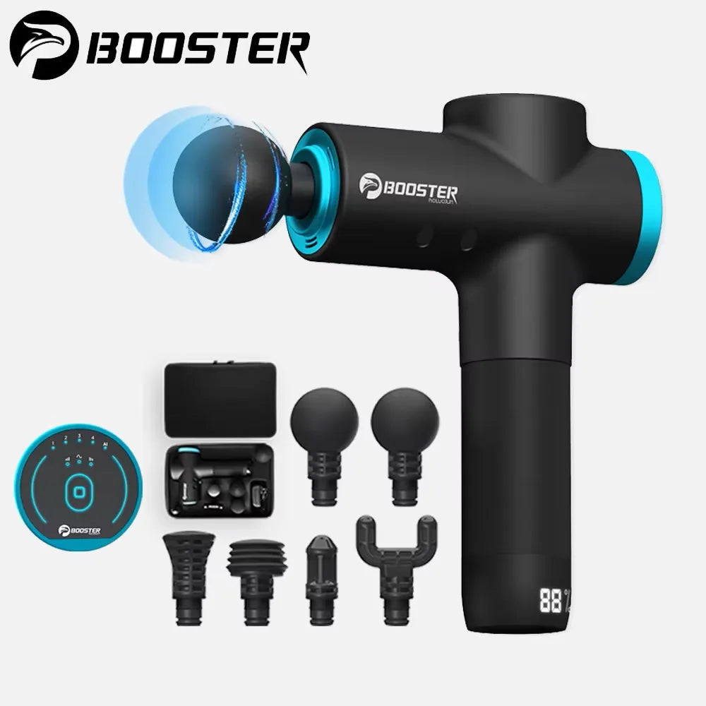 BOOSTER M2-12V LCD Display Massage Gun Professional Deep Muscle Massager