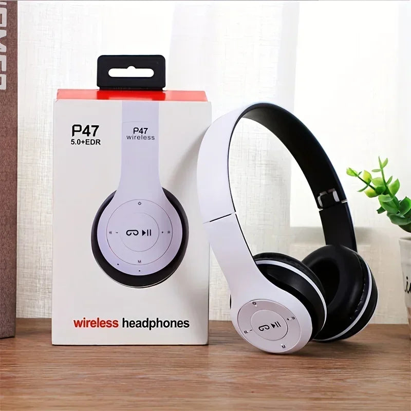 Bluetooth 5.0 Wireless Headphones with Foldable Design