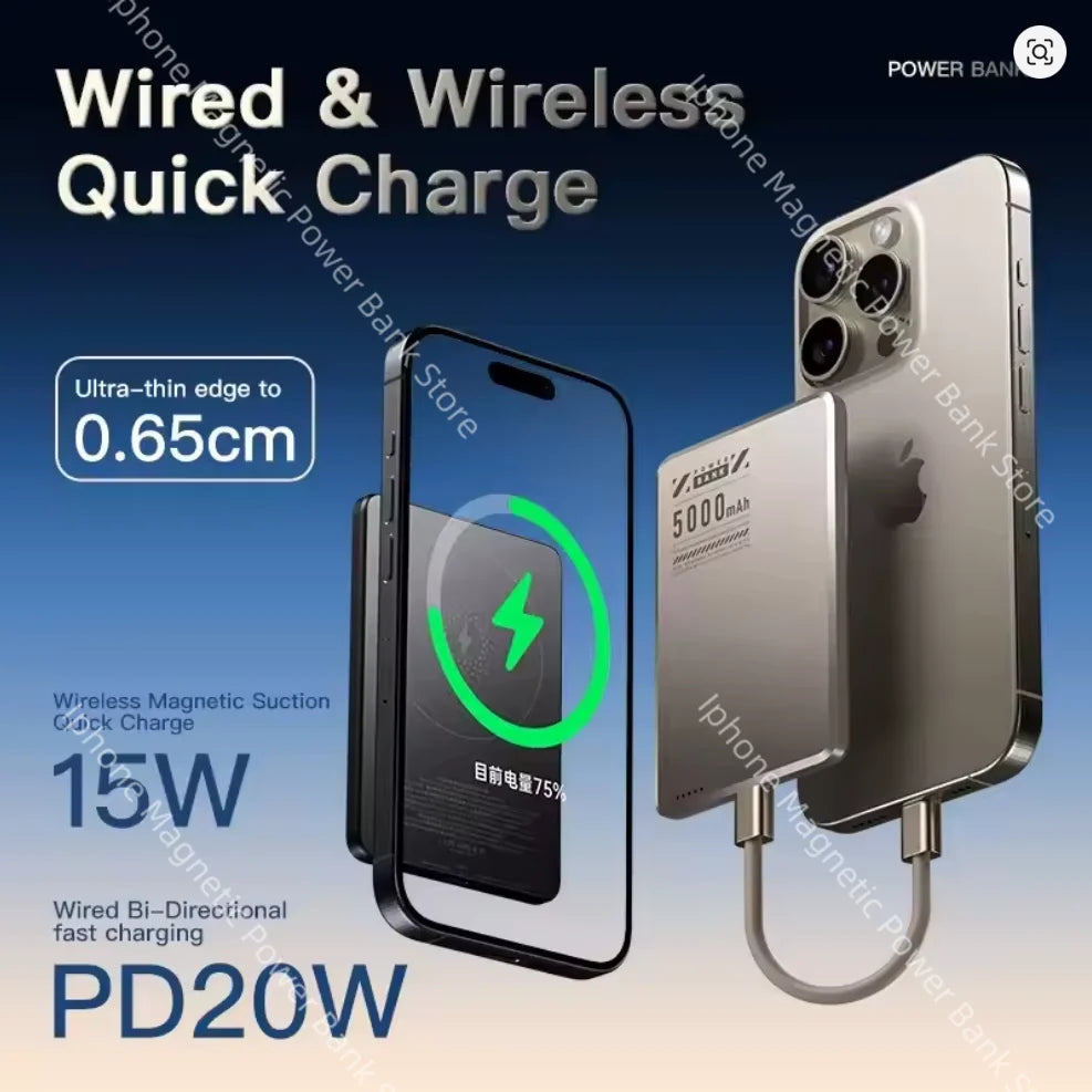 10000mAh Directional Fast Charge 22.5W Power Bank External Battery