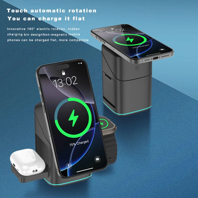 3 in 1 Charging Station iPhone Mag-Safe Charger