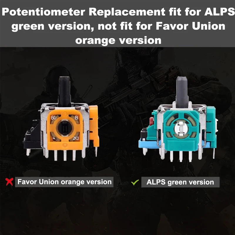 8 in 1 Replacement Joystick Kit for PS5 Controller with Screwdriver