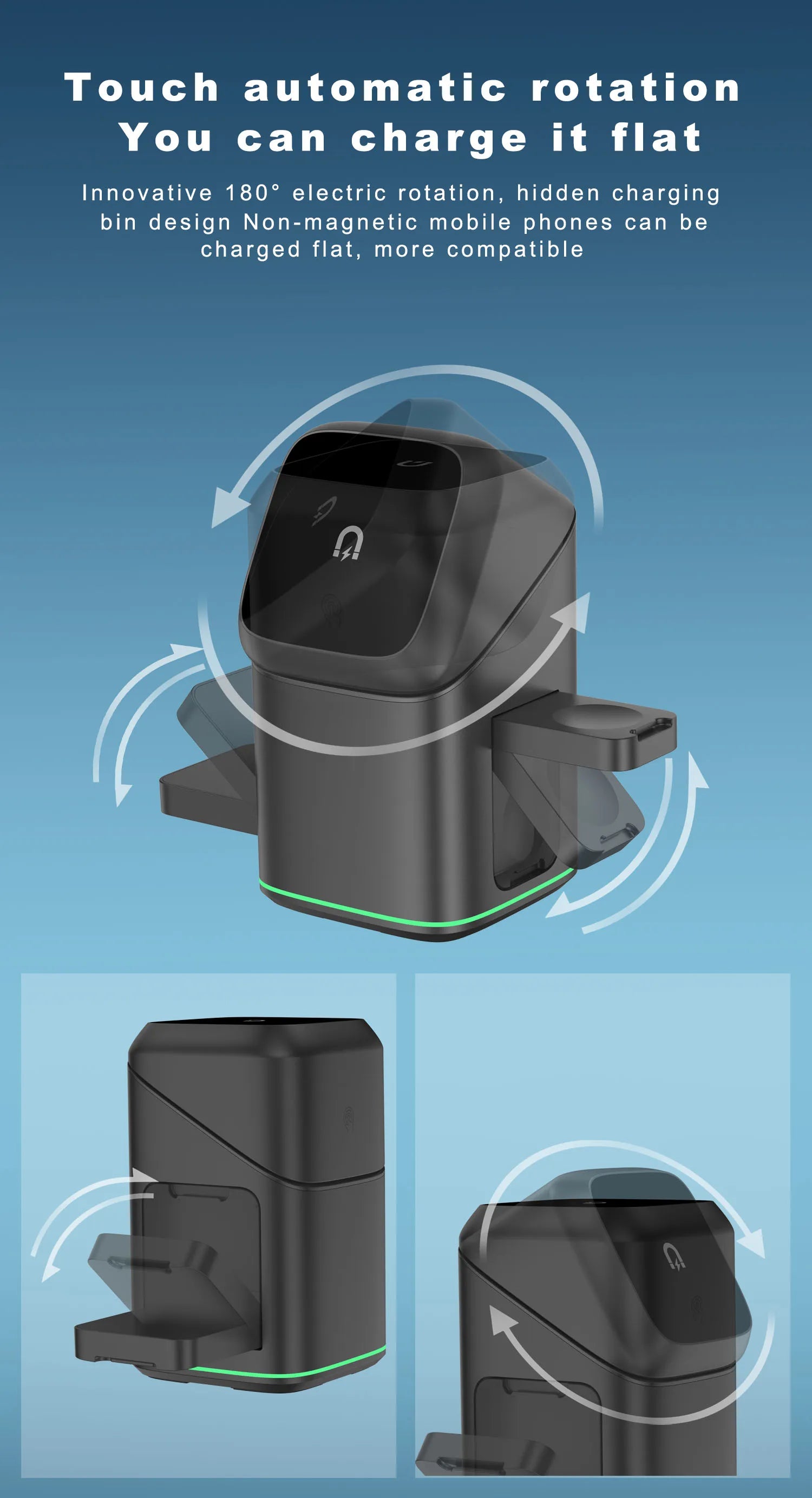 3 in 1 Charging Station iPhone Mag-Safe Charger