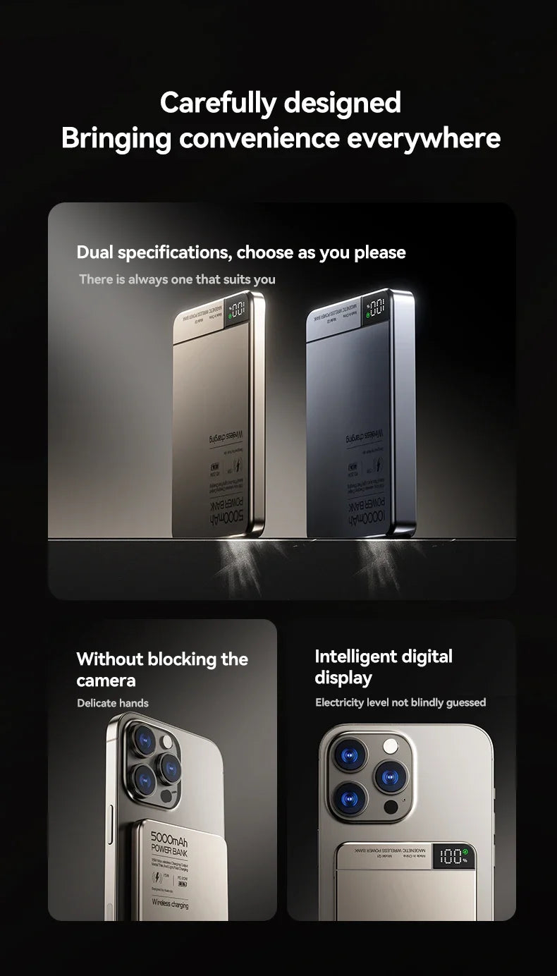 10000mAh Directional Fast Charge 22.5W Power Bank External Battery