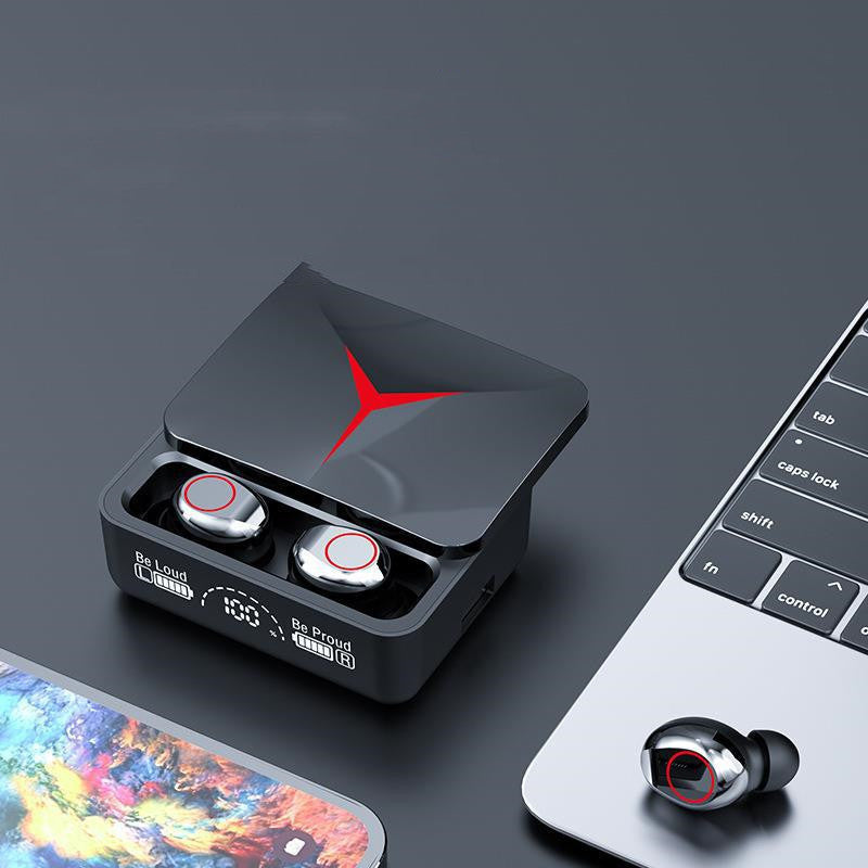 Explosive Sound Wireless Bluetooth Gaming Headset – Noise-Canceling Over-Ear Headphones with Mic & Sliding Control